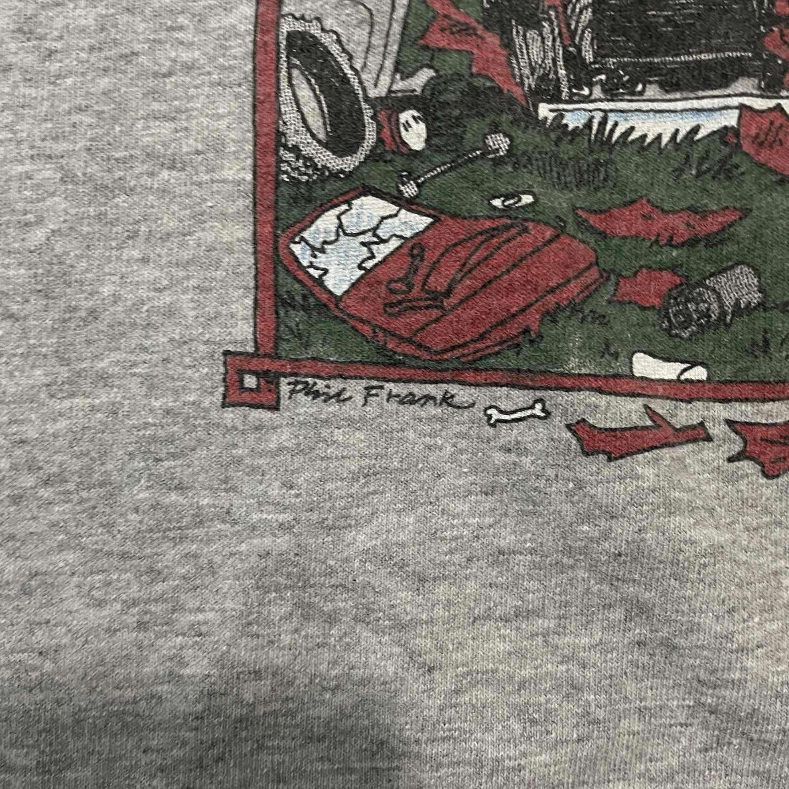 Vtg Yosemite National Park Bear T-Shirt Mens Large Gray Humor Cartoon Phil Frank gallery