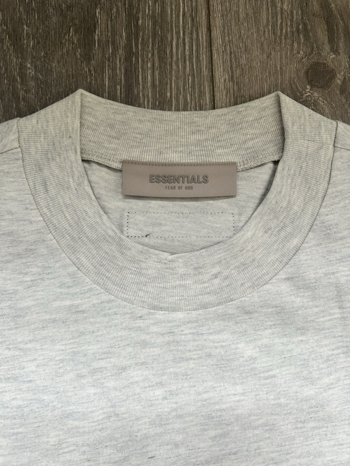 NWT, Size XS | Essentials Fear of God light oatmeal tee gallery