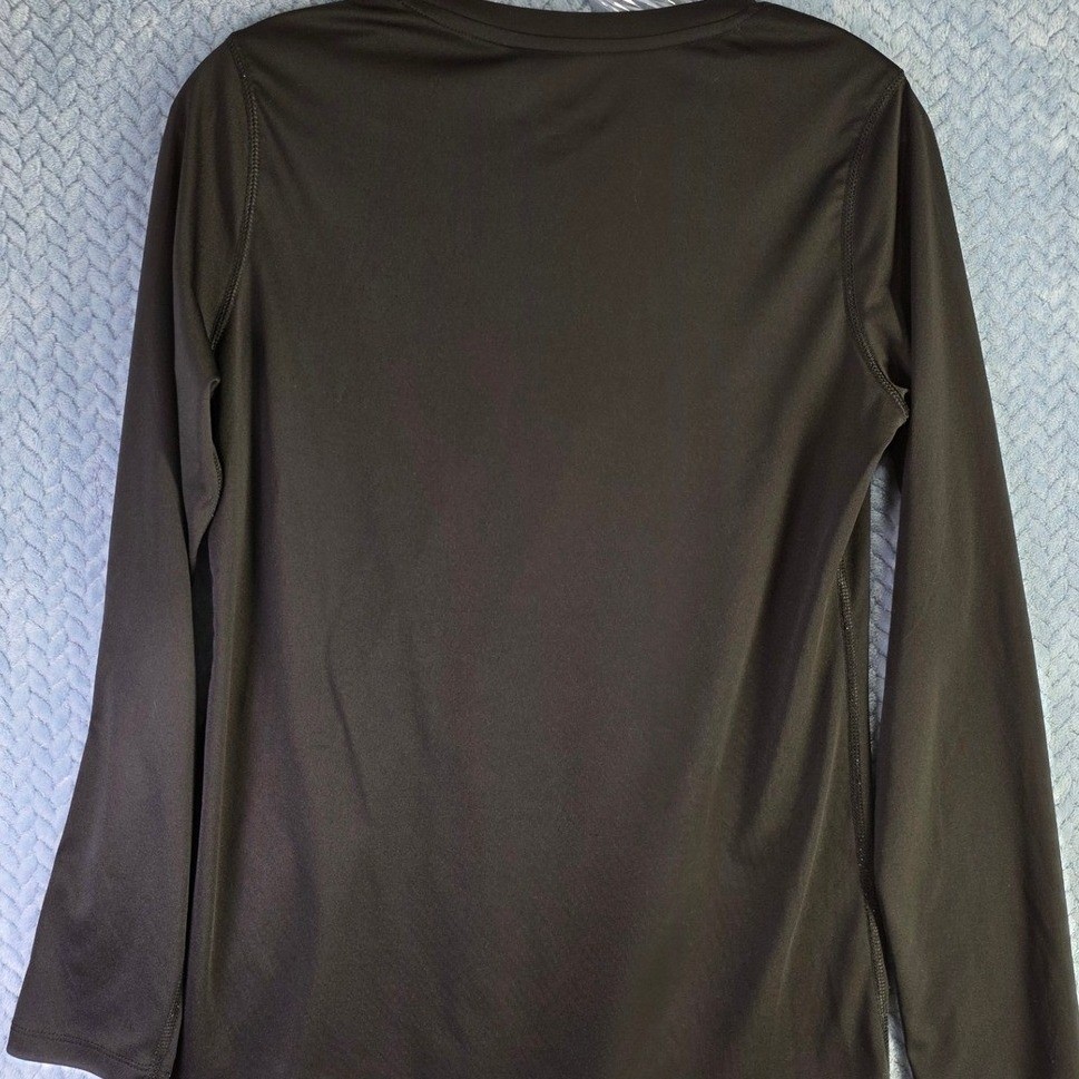 Hanes Sport Mens Black Long Sleeve Performance Tee Shirt Size Medium BKC 09308 gallery