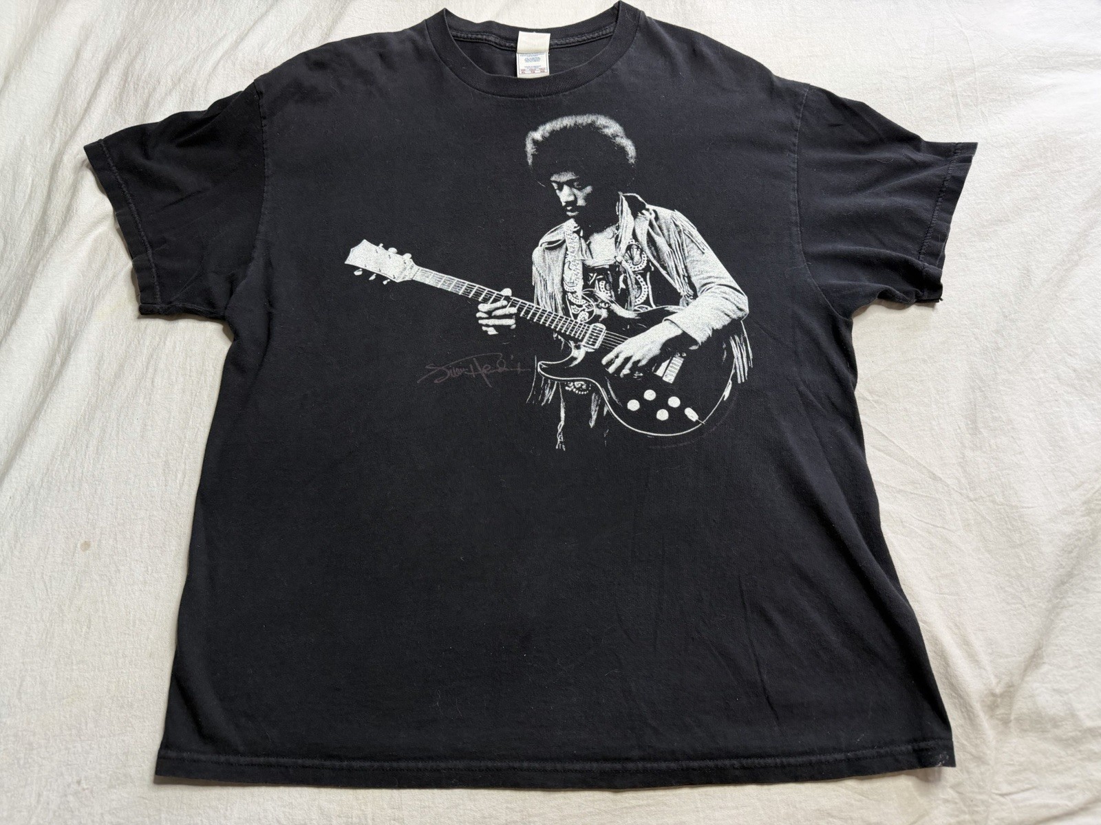 Jimi Hendrix Shirt Mens Xl Black Authentic Hendrix Band Tee Y2K 2006 gallery