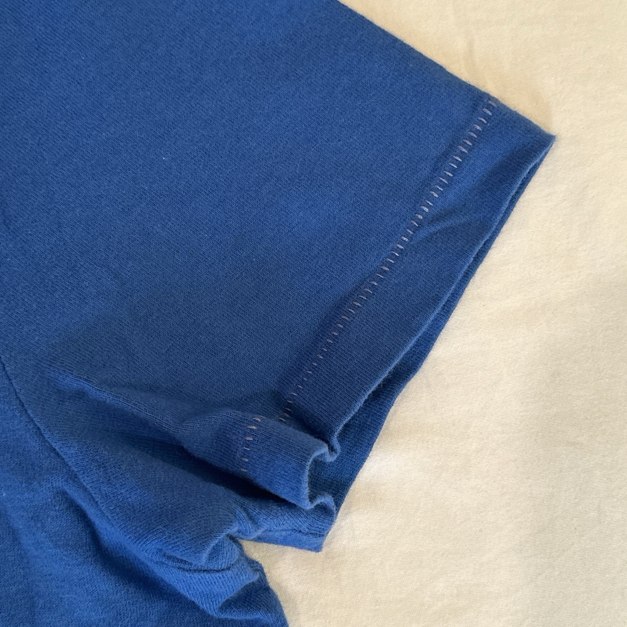 Abercrombie & Fitch Muscle Men’s Blue Crew Neck Cotton Knit College Tee M gallery