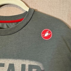 Castelli “Unfair Advantage” Graphic Cycling T-Shirt Men’s 2XL Gray Short Sleeve