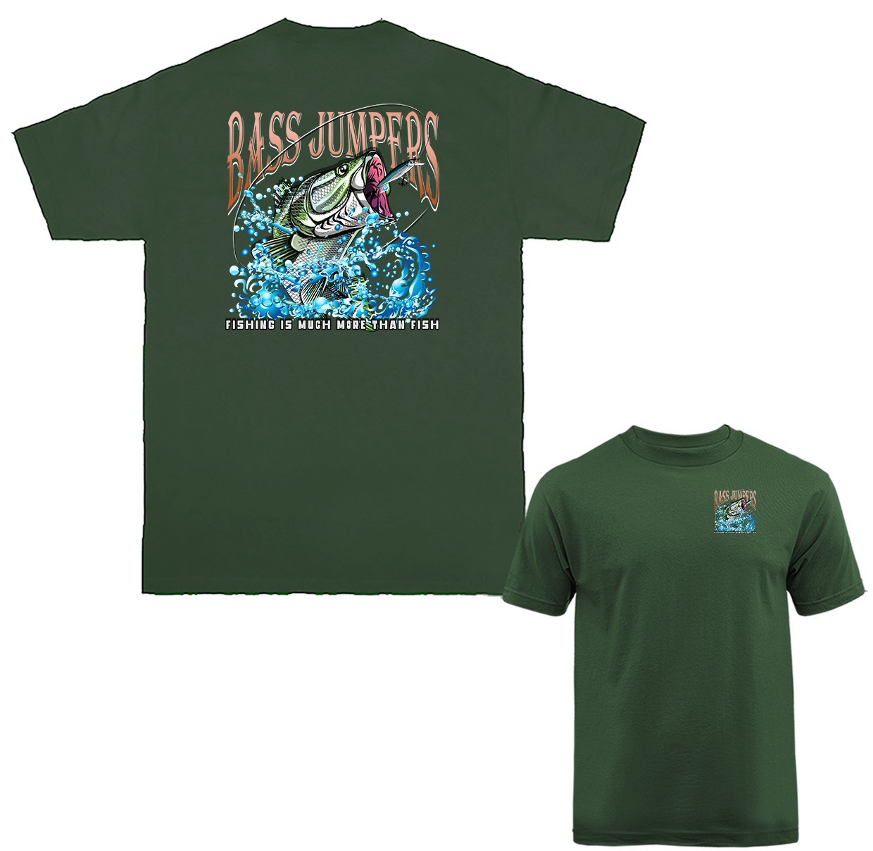Bass Jumpers Fishing Outdoor Sports T-shirt