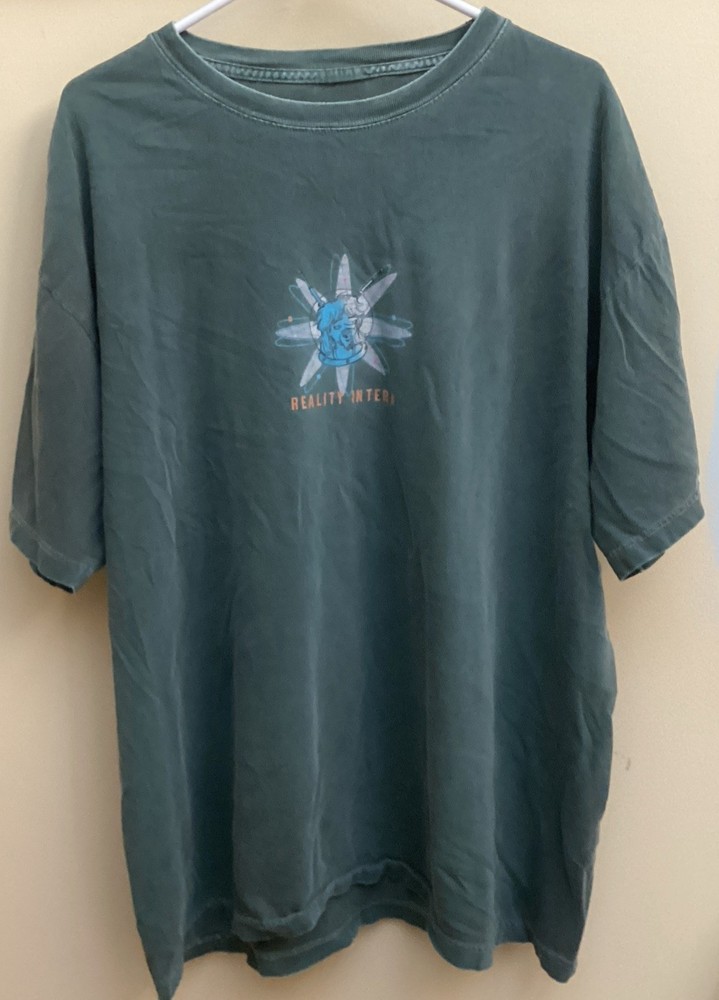 Vintage Doonesbury “Reality Intern” Tee Shirt Green XL – From Starbucks