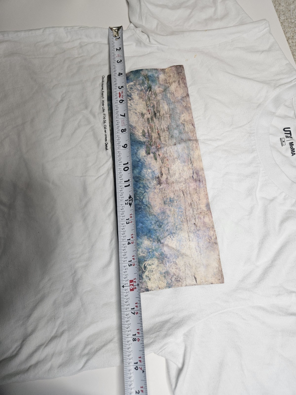 UNIQLO UT MoMA Art Icons UT Graphic T-shirt Monet Water Lilies Medium M Uniqlo gallery
