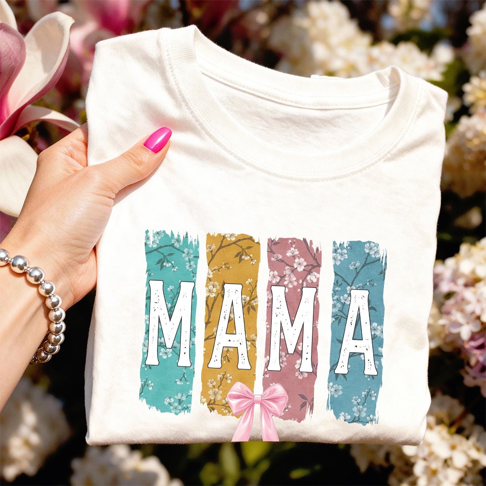 Floral Mama Shirt Spring Mom Flower Tee Mothers Day Gift gallery
