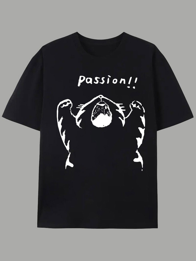 Men’s Graphic Print T-Shirt Casual Street Style, Unisex , Soft , Summer Casual √