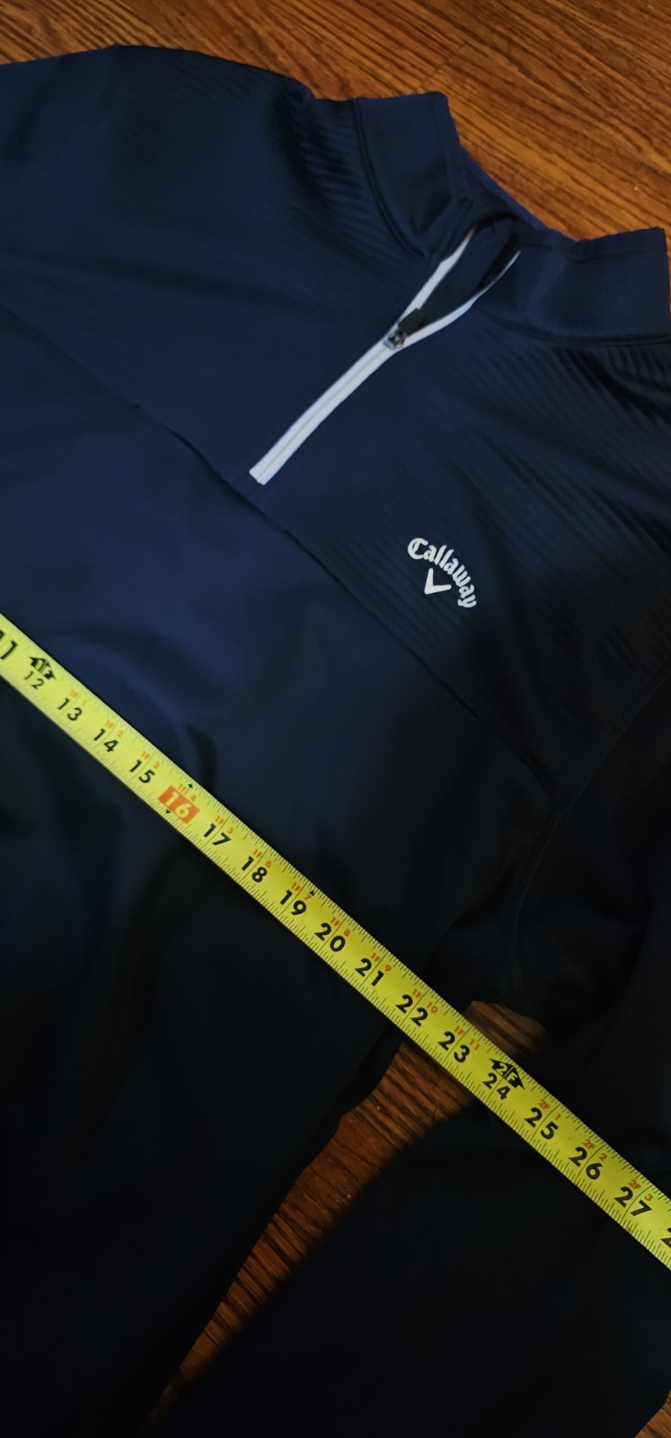 Callaway Navy Blue 1/4 Zip Pullover Mens Extra Large Golf Outdoors Fast Dry XL gallery