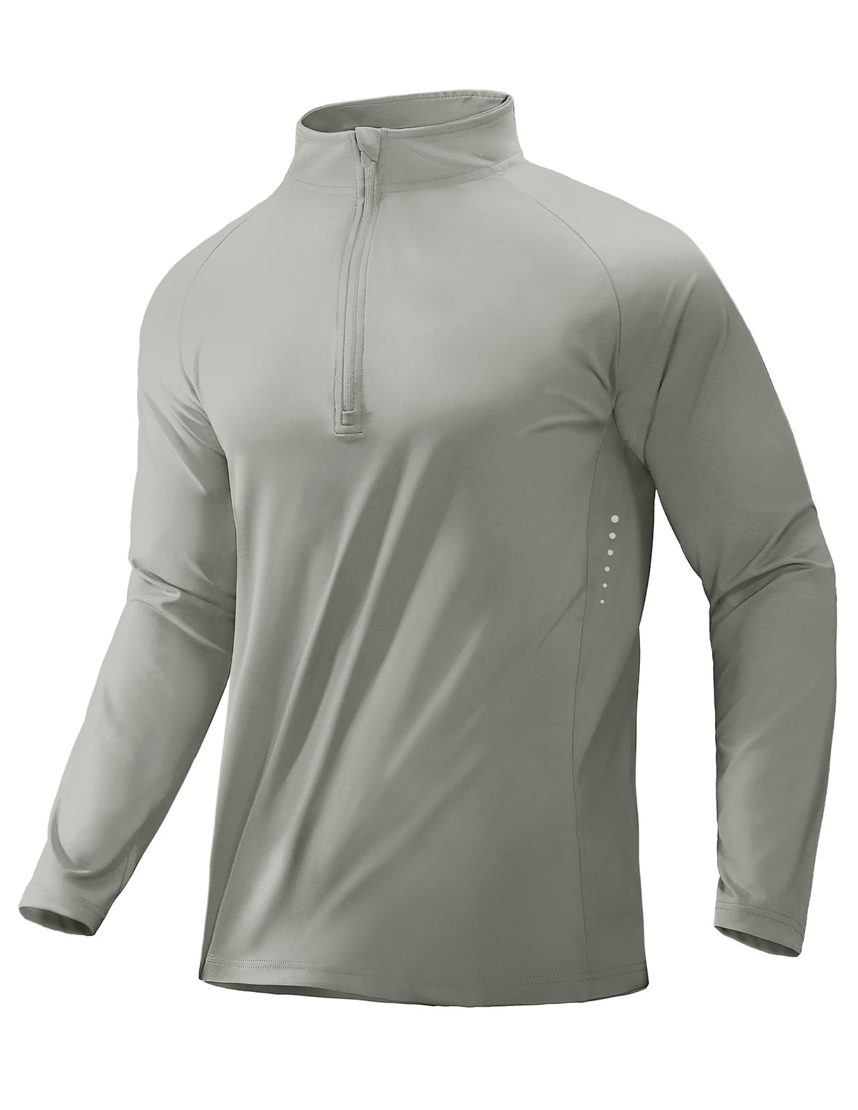 Mens 1/4 Zip Pullover Lightweight Quarter Zip Running Shirts Golf Athletic Hi... gallery