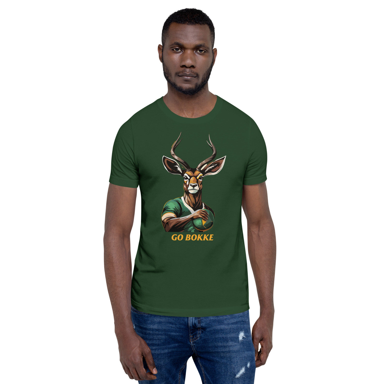 Springbok Supporter Soft and Lightweight Unisex T-shirt South African Rugby gallery