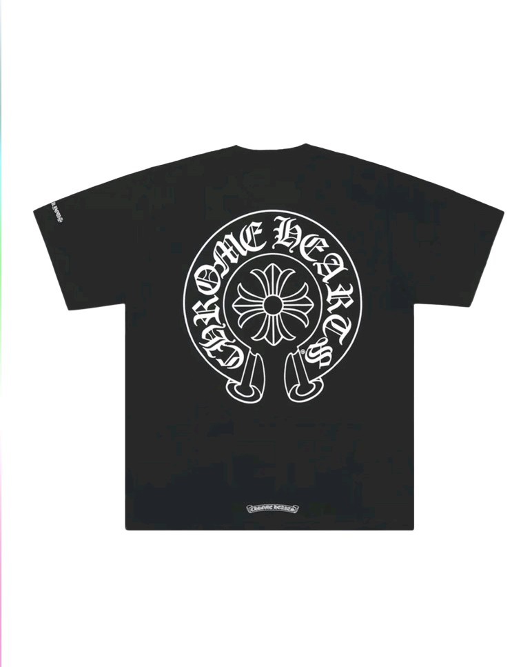 Chrome Hearts Black Graphic Print Pocket Logo Crew Neck T-Shirt Men’s M gallery