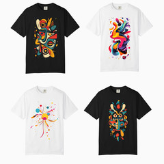 Liquid Abstract Vibrant Graphic TShirts, Comfort Colors, Unisex Streetwear Tee