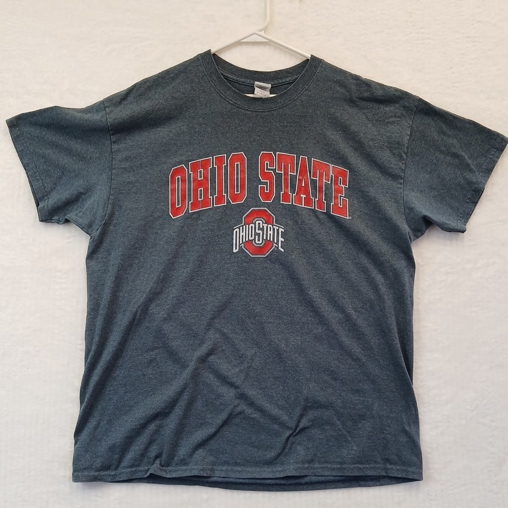 Ohio State Buckeyes T-Shirt Gray Sz. XL Short Sleeve