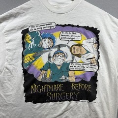 Vintage 90s Nightmare Before Surgery Hillary Clinton Kevorkian T Shirt Size XL