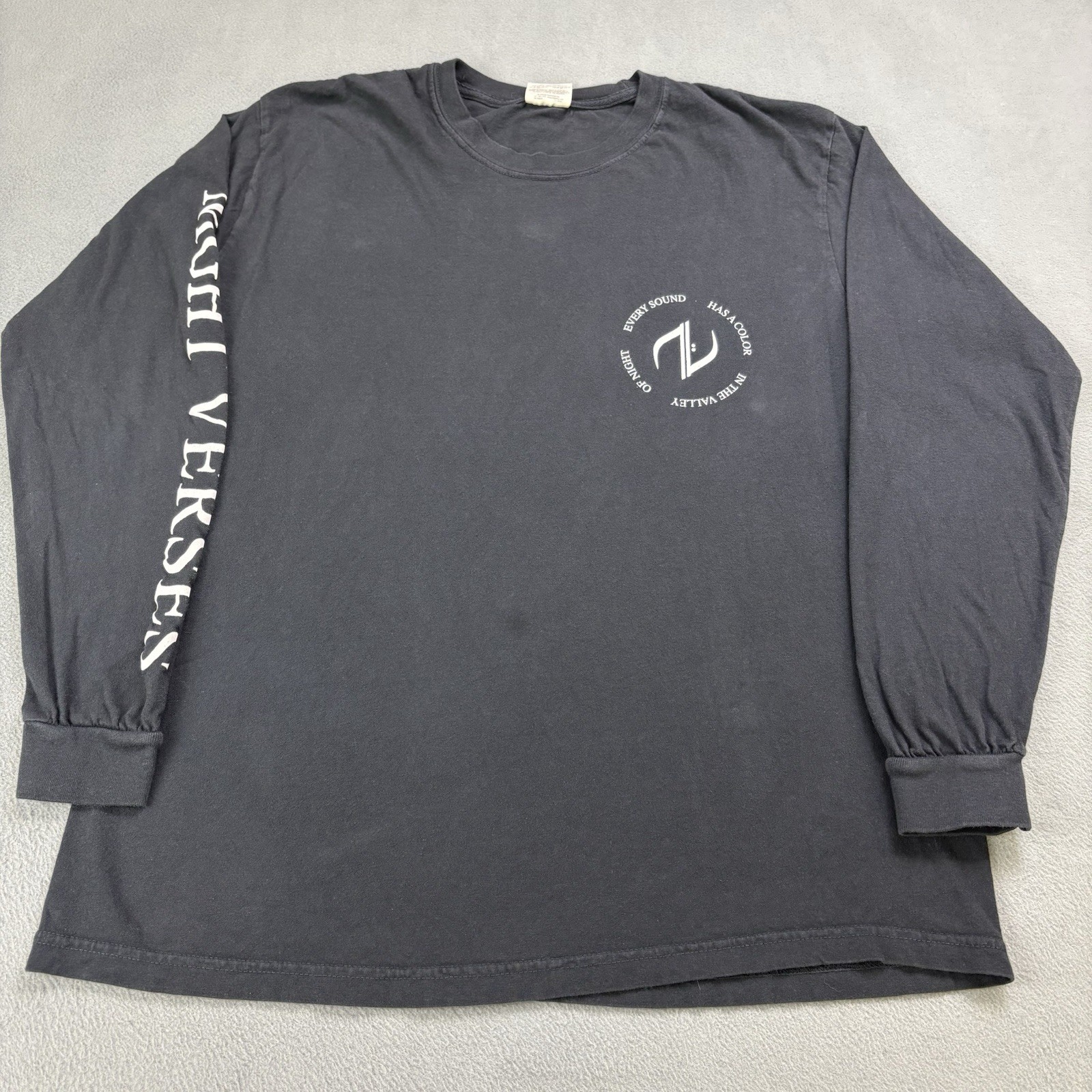 Night Verses Every Sound Has A Color Band Long Sleeve T Shirt Size Large Black gallery