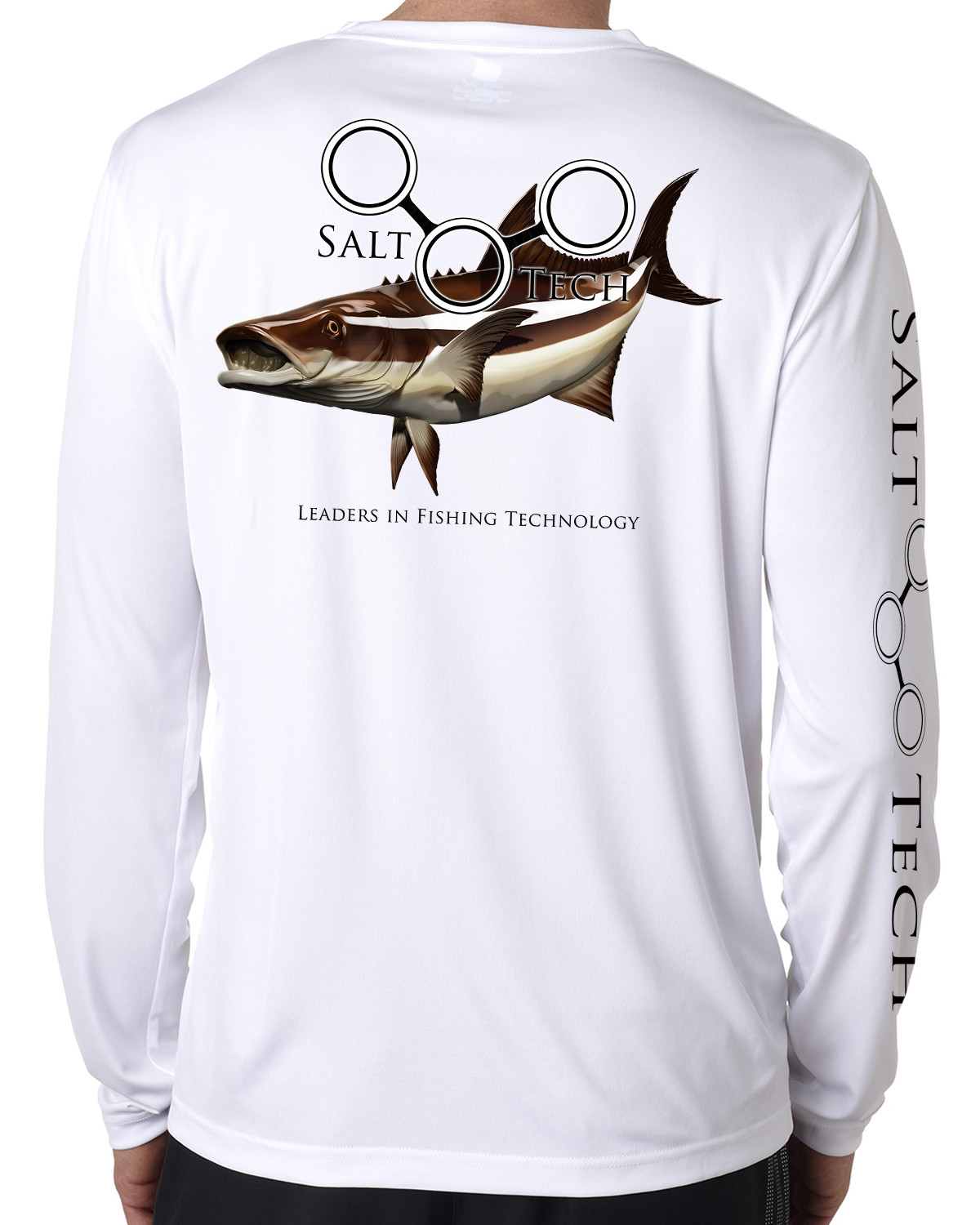 Salt Tech Saltwater microfiber Cobia fishing long sleeve life t shirt 50+ uv gallery