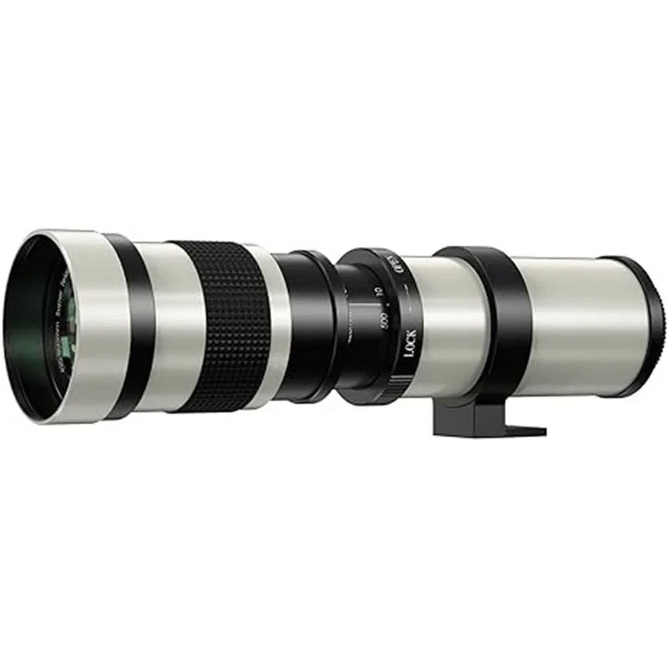 Lightdow Super Telephoto Manual Zoom Lens 420-800mm F8.3-16 With T2 Ring Adapter