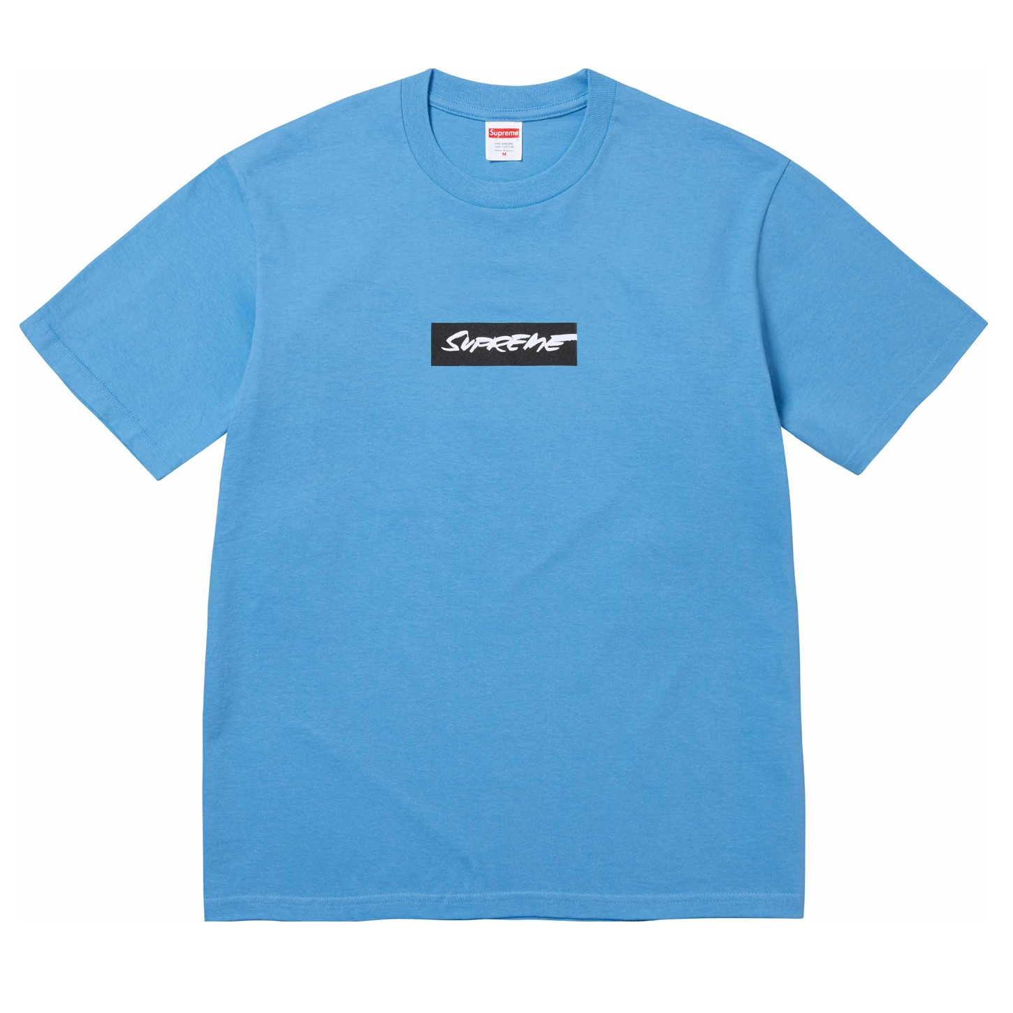 NWT Supreme SS24 Futura Box Logo Crewneck T-Shirt Brt Blue Tee Men's M AUTHENTIC gallery