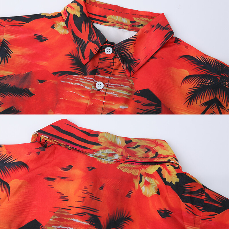 Hawaiian Shirt for Men Funky Casual Button Down Shortsleeve Beach Relaxed Fit gallery