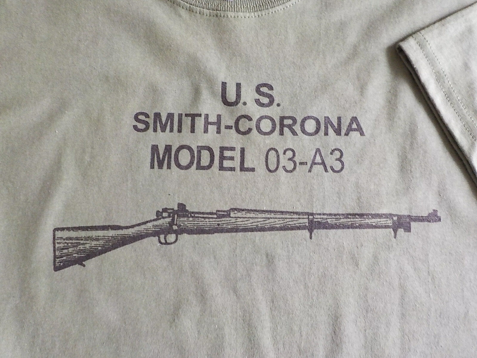 Smith Corona 1903A3 T Shirt Olive Drab Silk Screen $19.99 and up FREE SHIP gallery