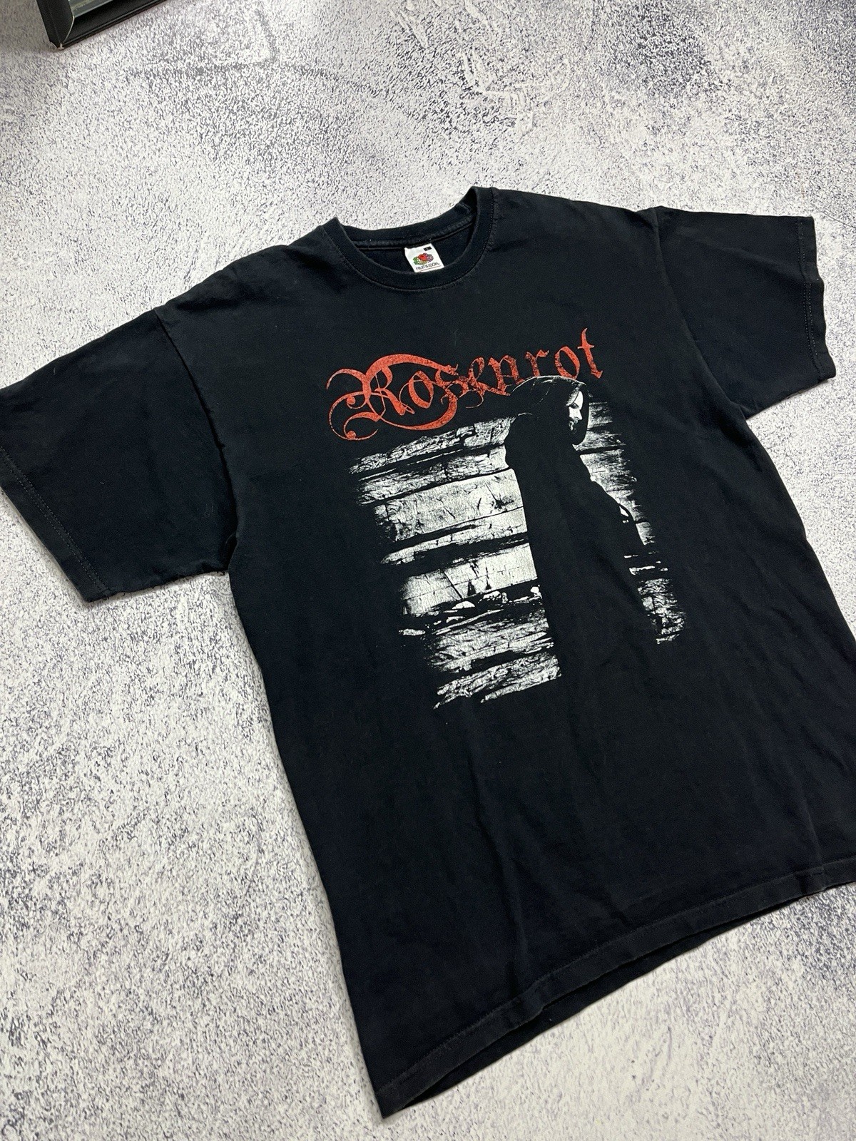Vintage 2000s Rammstein Rosenrot Graphic T Shirt Rock Band Tee Men’s Size L gallery