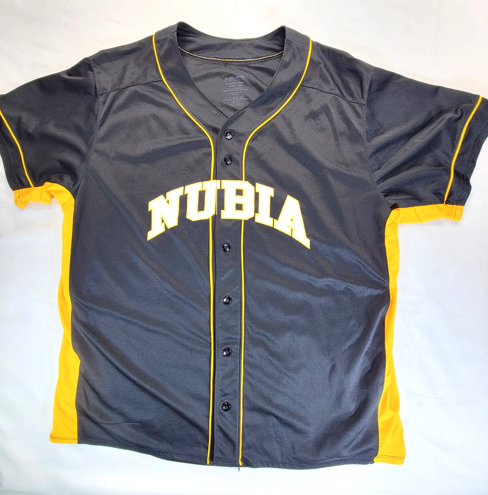 Augusta Sports Wear NUBIA Baseball Jersey Moisture Wicking 2XL