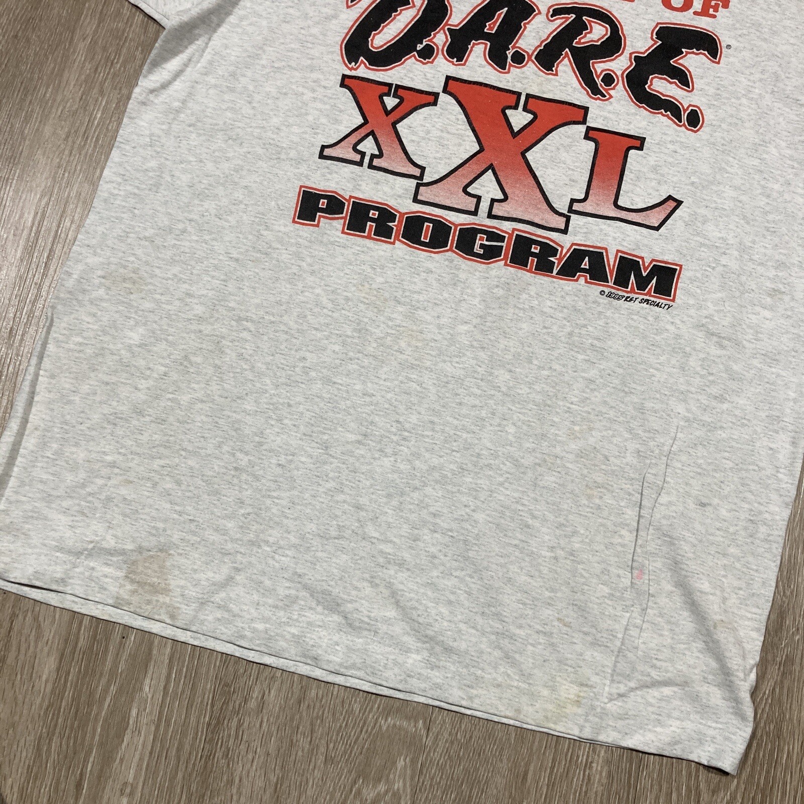 Dare Shirt XL 90s 00s Y2k Resist Drugs Alcohol Abuse USA Anti Drug Program Tee gallery