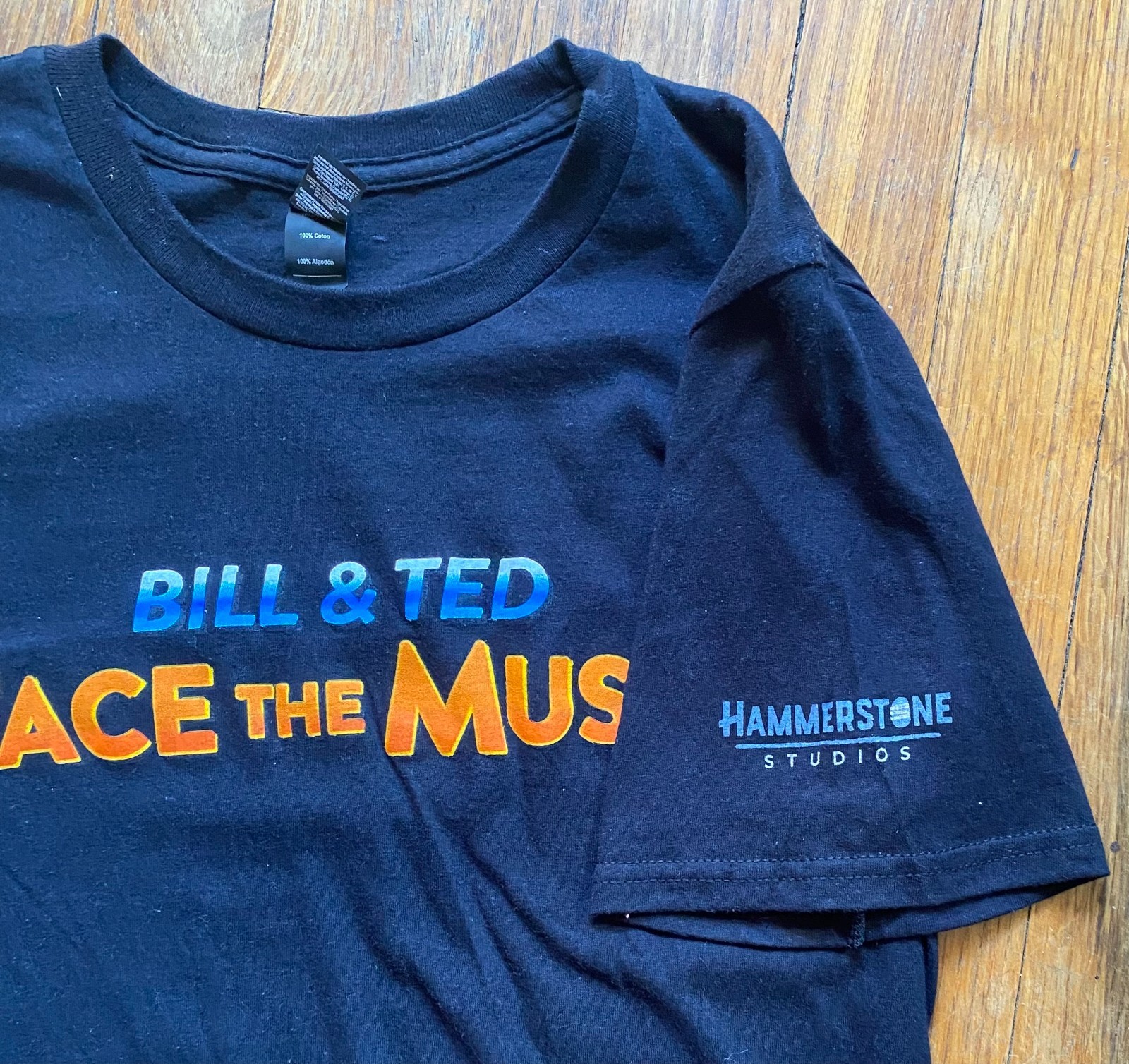 2019 Bill & Ted Face the Music RARE Film Crew Only Double Sided T Shirt Small gallery