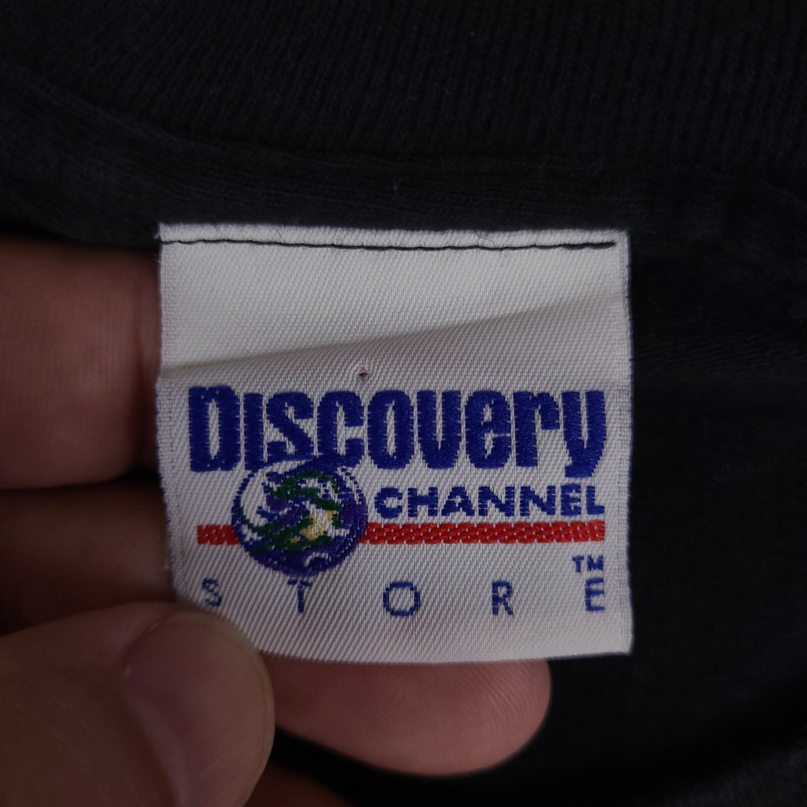 Vintage Discovery Channel TLC Trading Spaces T-Shirt Large Black Short Sleeve gallery
