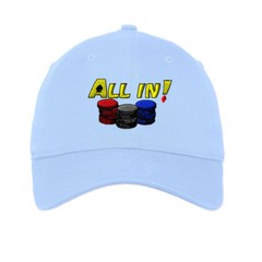 All In Poker Embroidered Soft Low Profile Hat