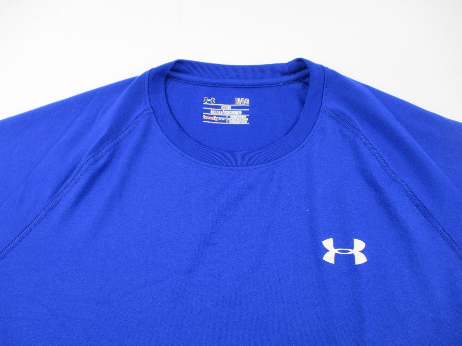 Under Armour Shirt Mens Large Blue Heatgear Athletic Casual Short Sleeve gallery