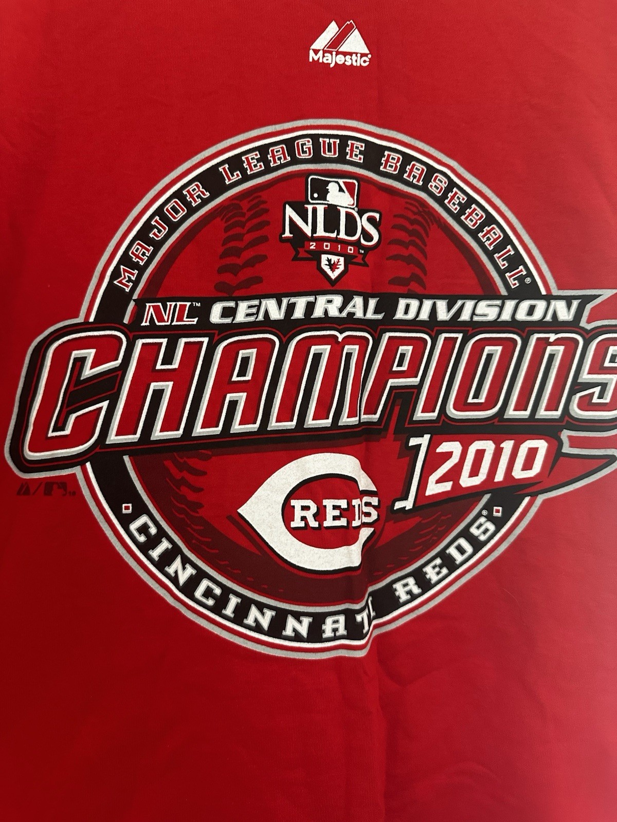2010 Cincinnati Reds Central Division champs T-shirt NWT gallery