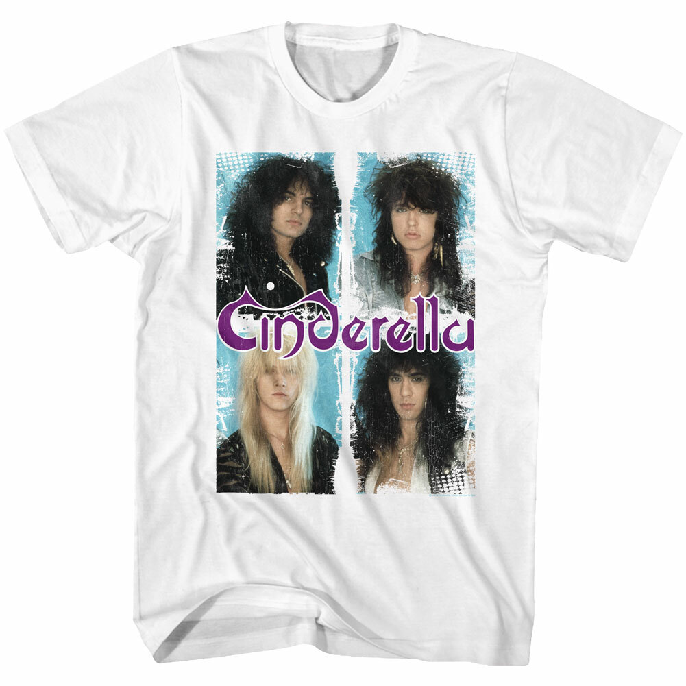 Cinderella Individual Band Bust Photo's Adult T Shirt Metal Music Merch gallery