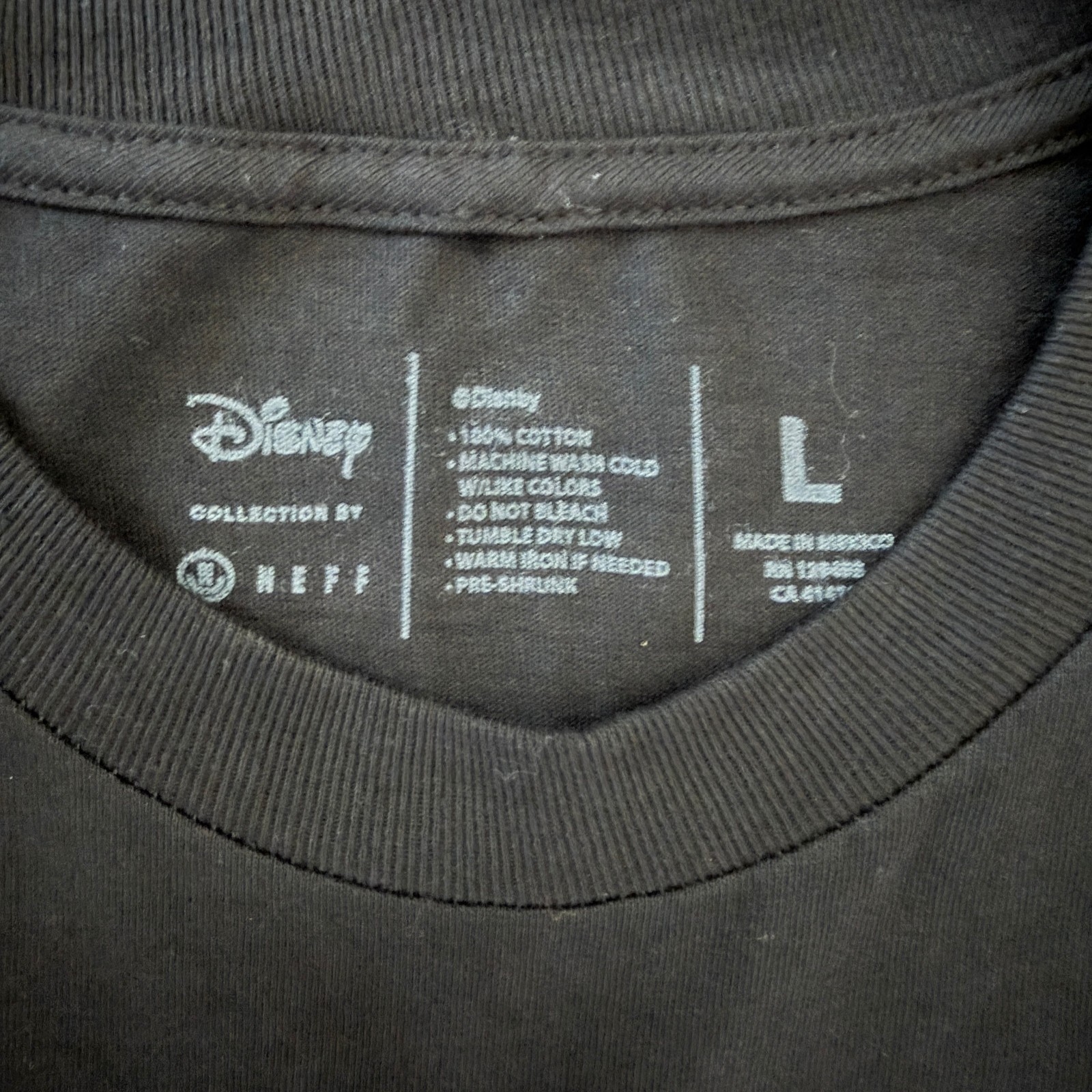 Disney x Neff Mickey Mouse Graphic Limited Tee Black Mens Large NWT gallery