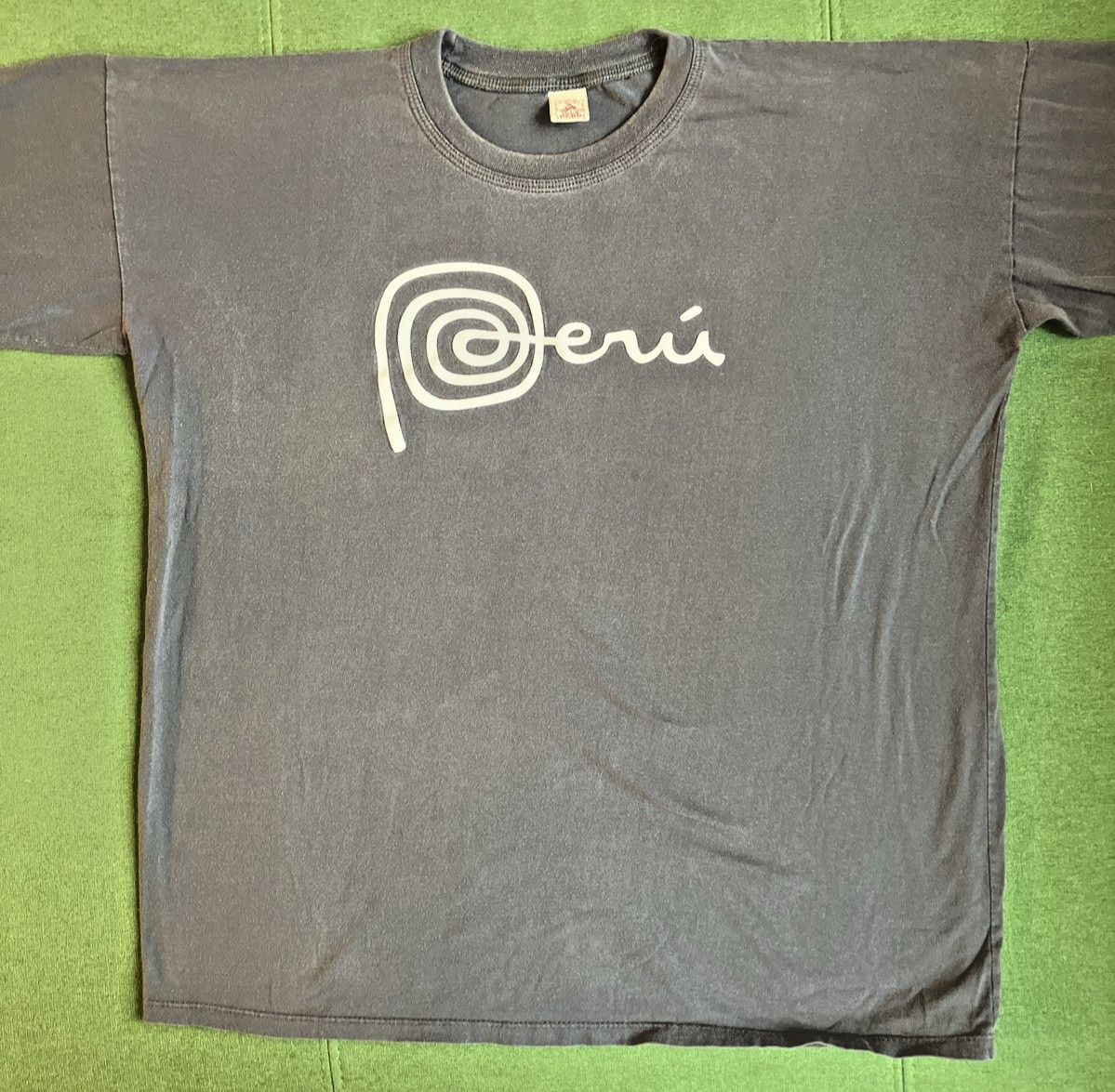 Inca Peru Cusco T-Shirt Mens XL Gray Blue Short Sleeve Crew Neck gallery