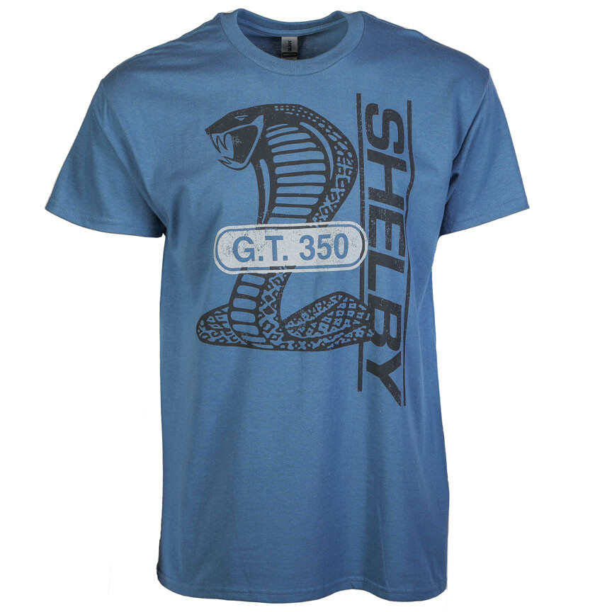 Ford Shelby GT350 Logo Graphic Cotton T-Shirt Indigo Blue Official Licensed gallery