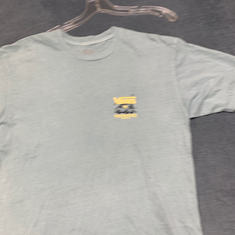 Vans Dual Palm Delivery Service T Shirt Mens Medium Gray Crew Neck Classic Fit gallery