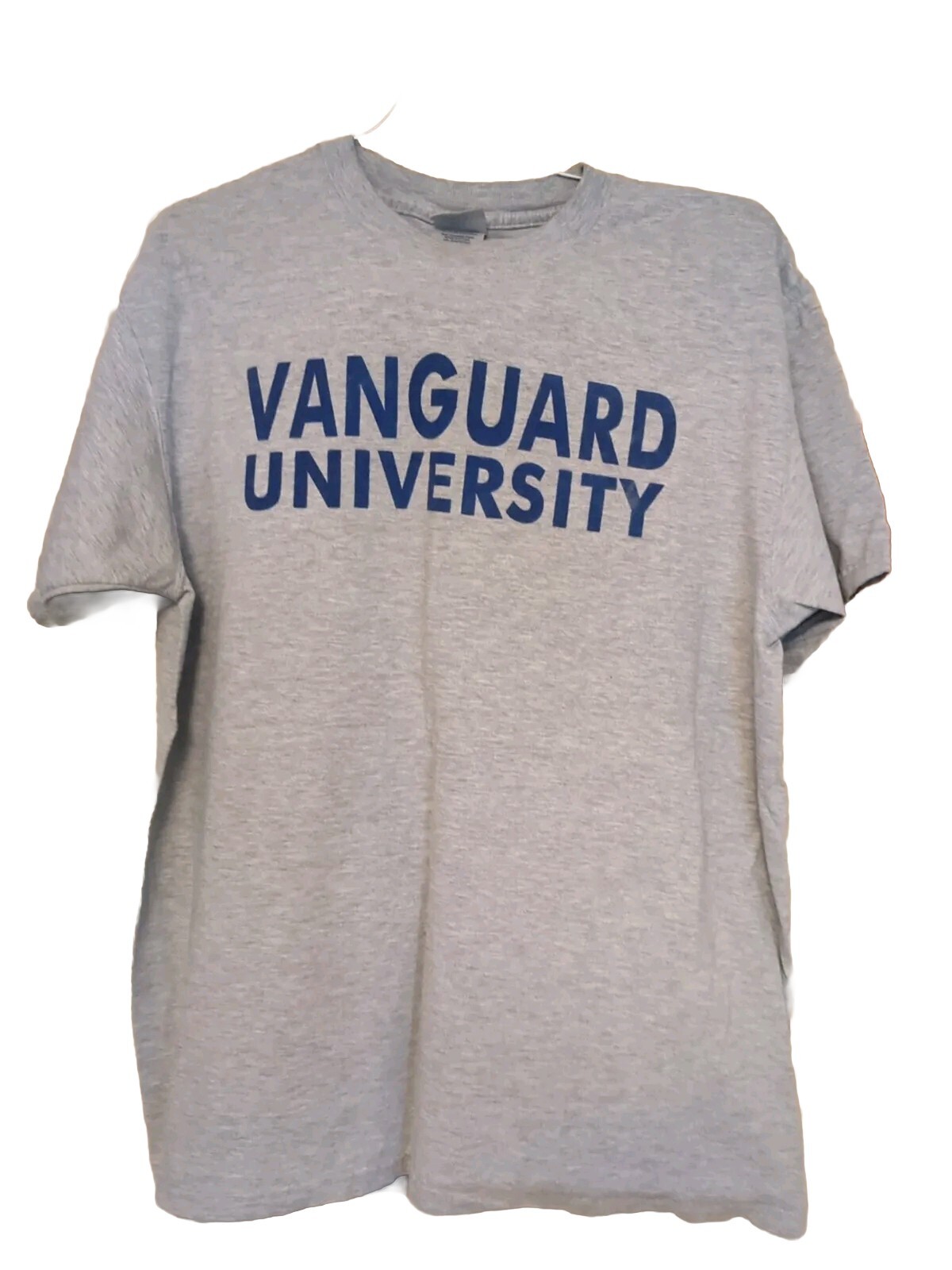 Vanguard University Alumni Vintage JERZEES Gray T-Shirt Size Large
