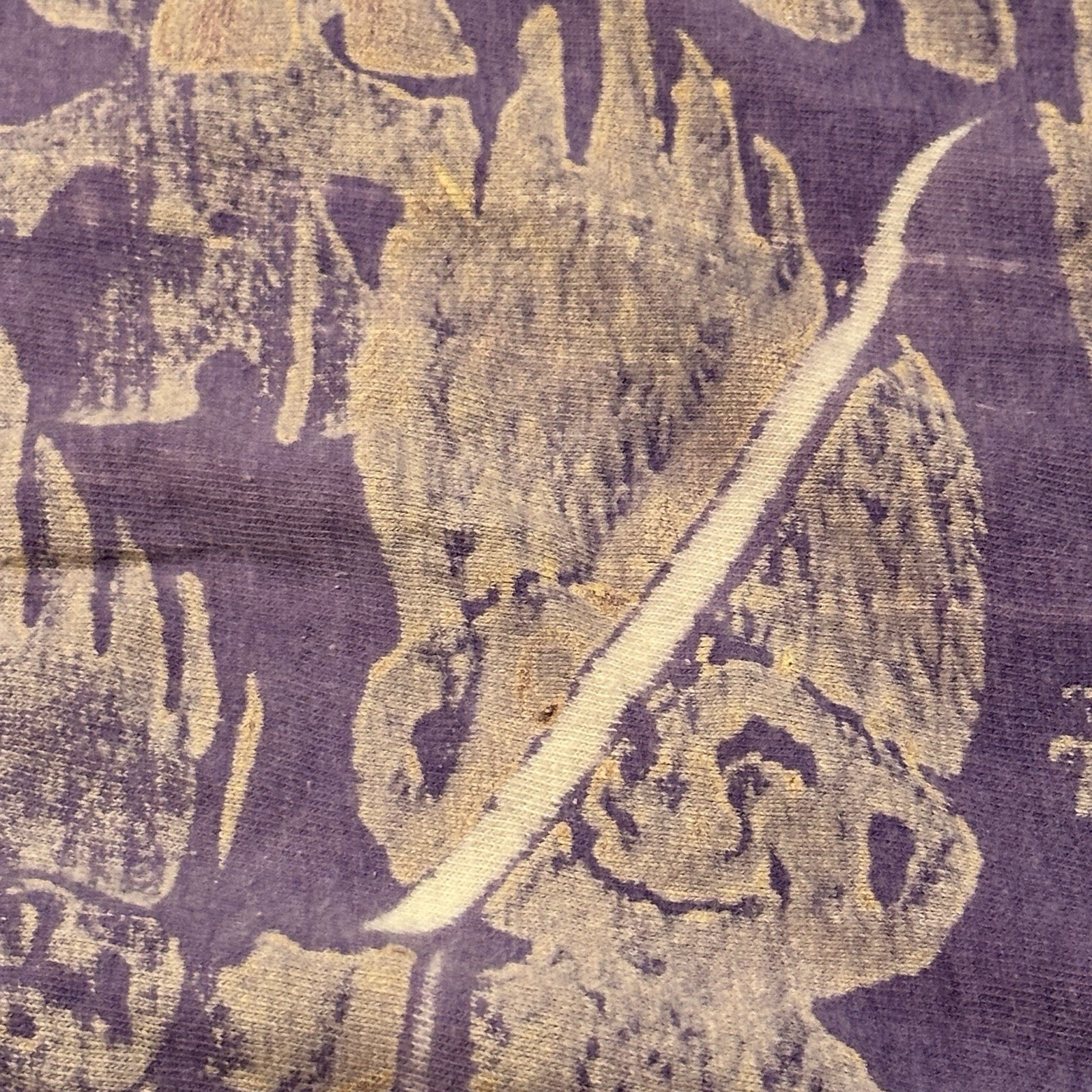 Vtg Trolls Tie Dye AOP Single Stitched T-Shirt Mens 2XL Night Visions Surf FLAWS gallery