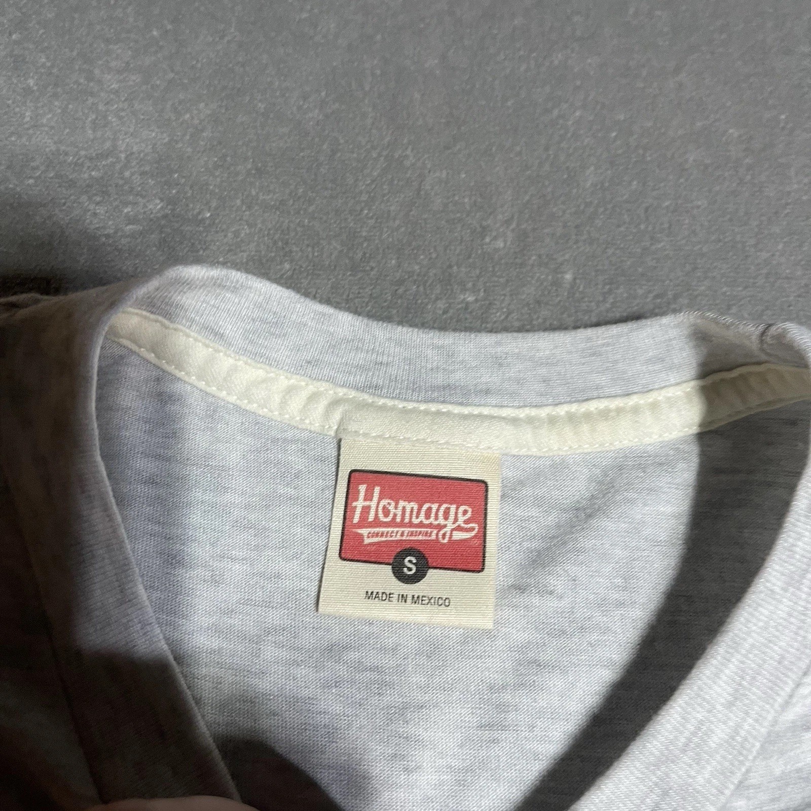Homage Charlotte Flair Shirt Adult Small Gray Short Sleeve WWE Stretch gallery