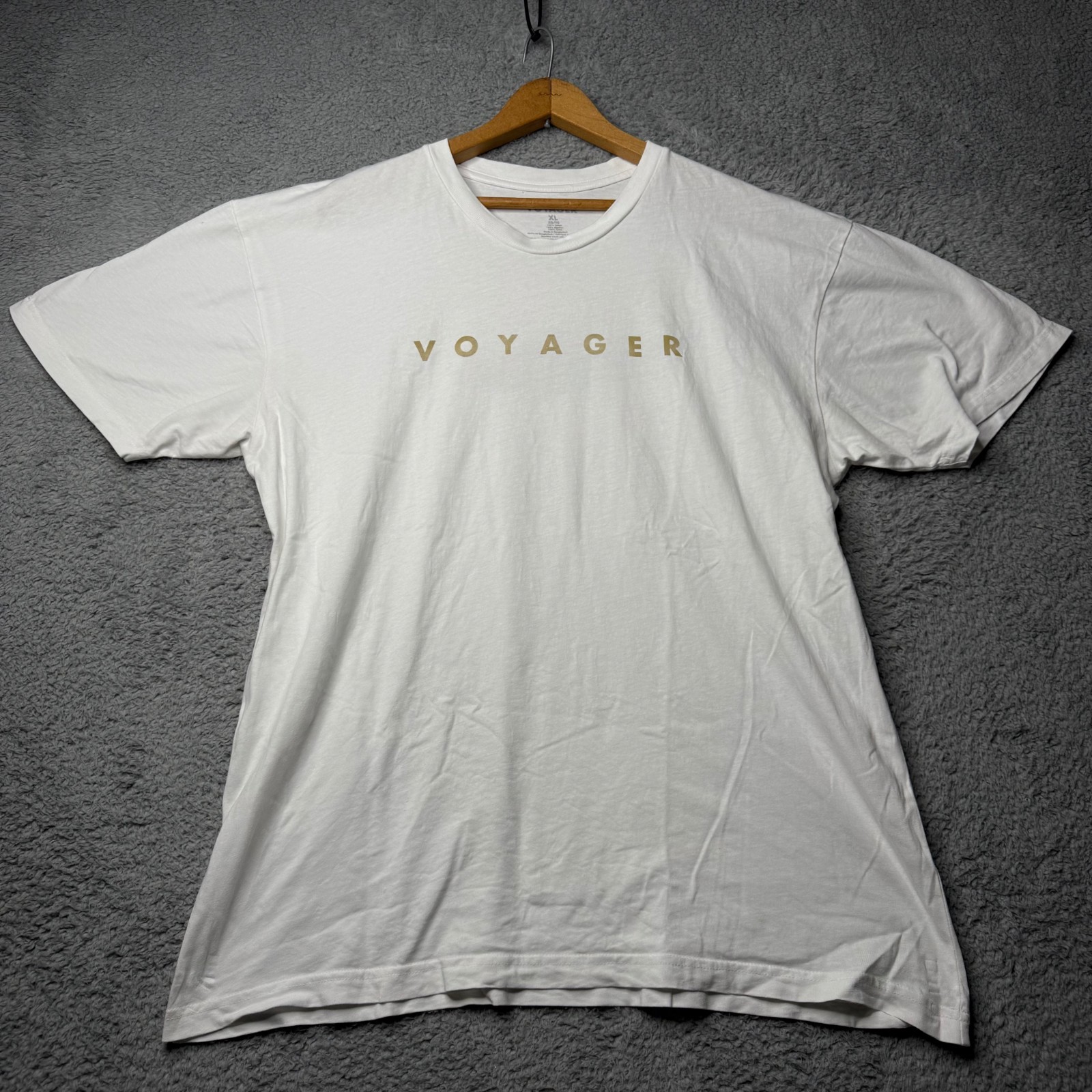 Voyager T Shirt Men's XL White Graphic Short Sleeve gallery