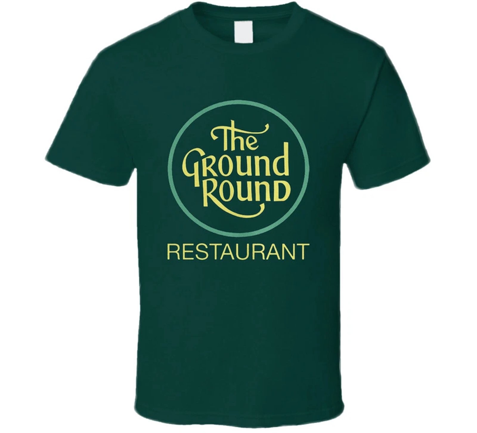 Vintage Ground Round Graphic Tee Unisex Cotton T-Shirt Retro Funny Gift gallery