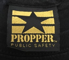 Propper Public Safety SECURITY T-Shirt Sz XL Black uniform 1683