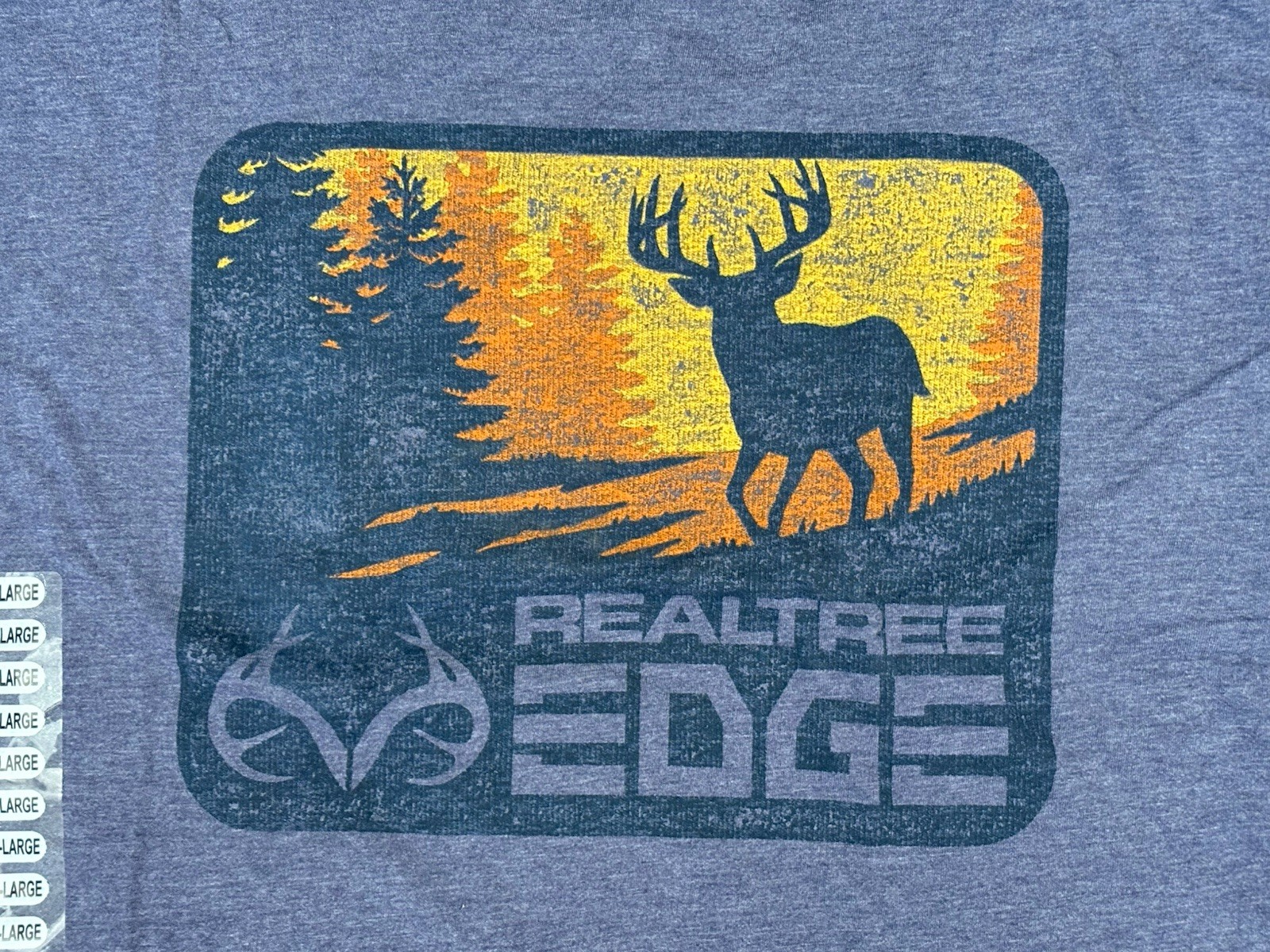 New REALTREE Buck Deer Head T-Shirt Tee Buck Wear Men's Size XL gallery
