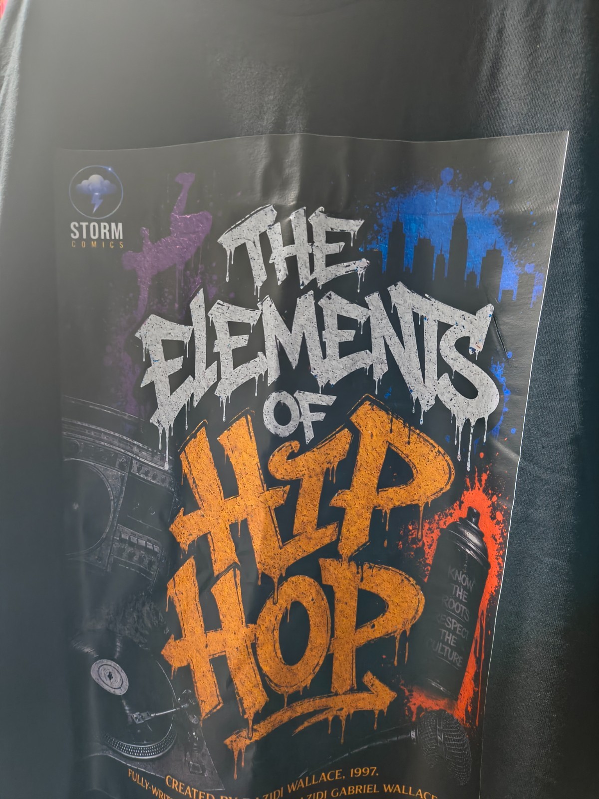 Designer T-Shirt - Sizes L, XL, XXL, XXXL - Elements of Hip Hop - gallery
