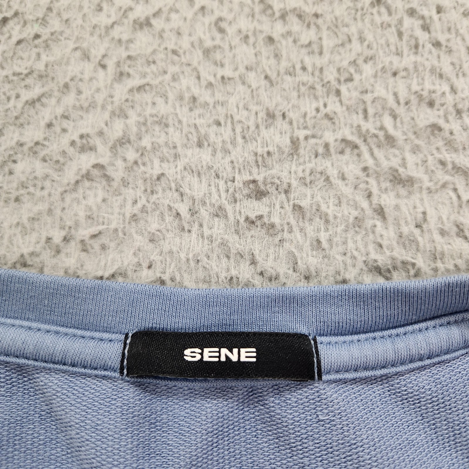 Sene T-Shirt Mens Medium Blue Short Sleeve Lightweight Supima Cotton Tee Preppy gallery