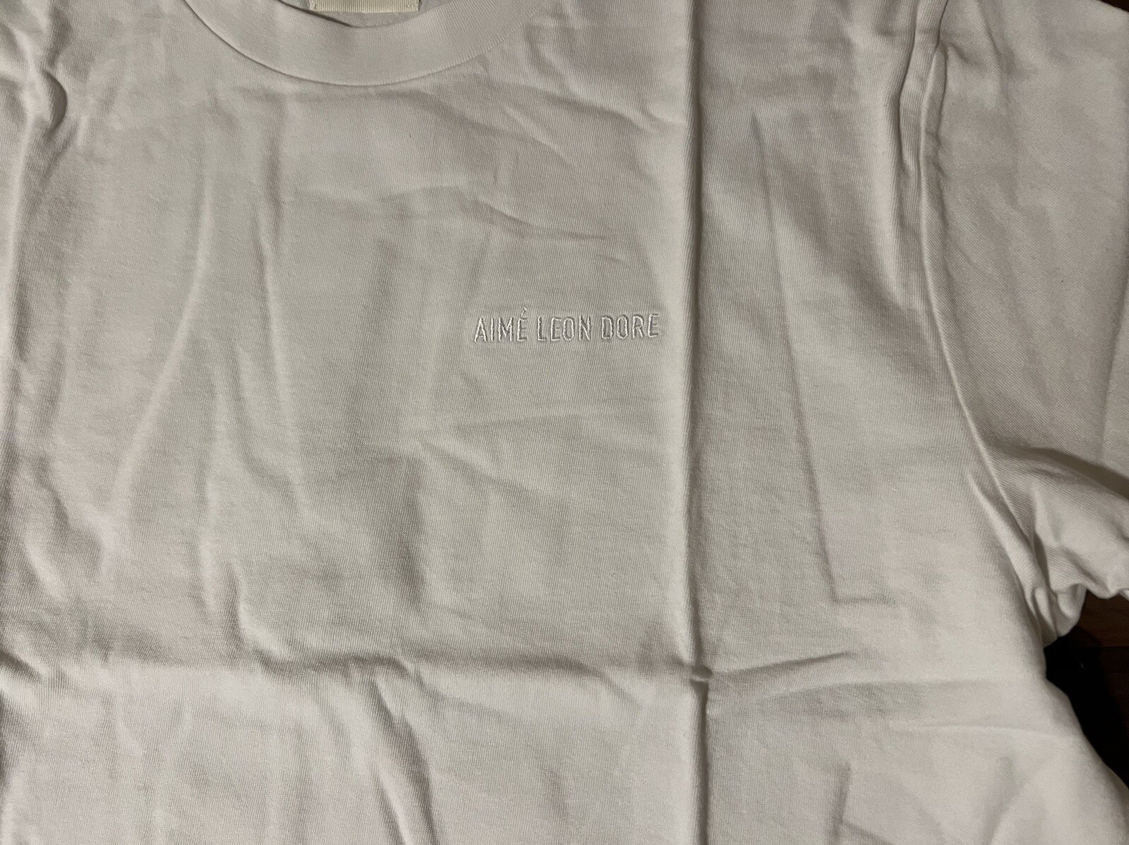 Aime Leon Dore ALD Short-Sleeve Tee Tonal Logo White Men’s Size XL gallery