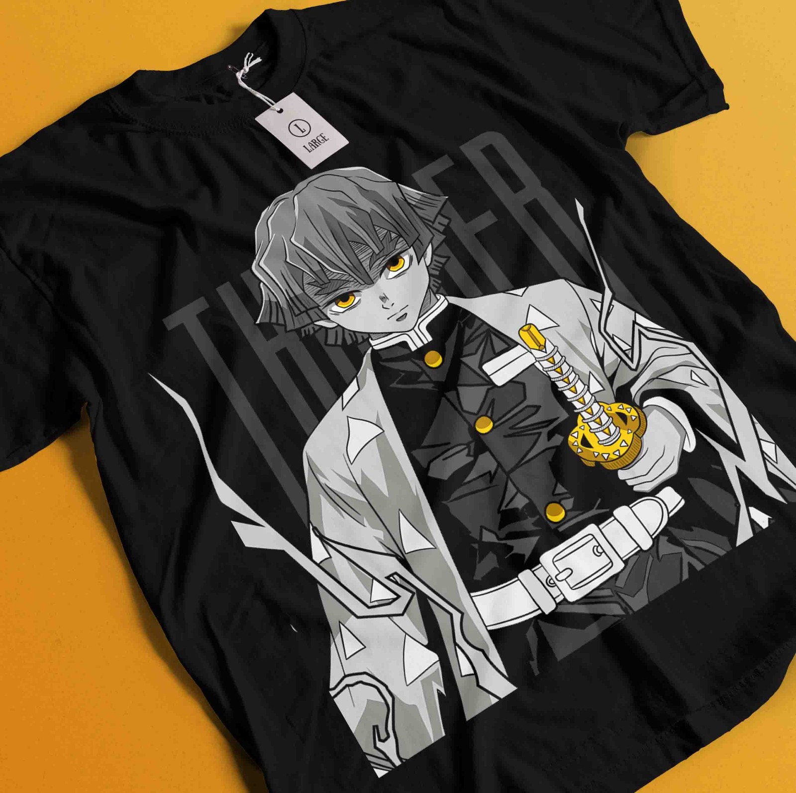 Demon Slayer Shirt Zenitsu Tshirt Tanjiro T-Shirt Muzan Doma Tee Inosuke Nezuko