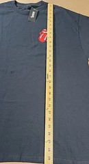 Spencer’s The Rolling Stones Black Embroidered T Shirt Adults Size X-Large New