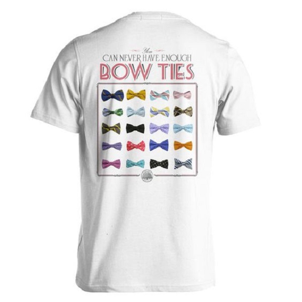Live Oak Brand Short Sleeve T-Shirt You Can Never Have Enough Bow Ties Small New gallery